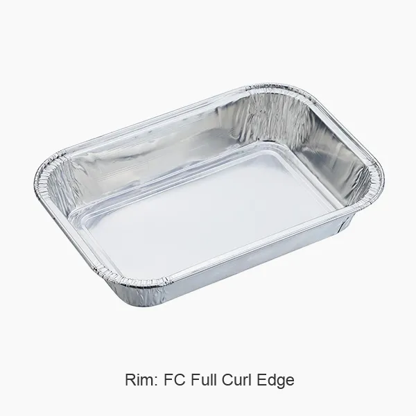 Vassoio per pasti in foglio di alluminio della compagnia aerea